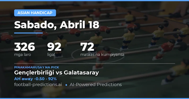 Panloob na Pagtingin sa Mga Laro para sa Asian Handicap