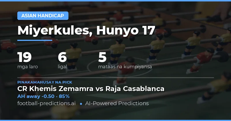 Pinakamahusay na AH Picks para sa 17 Hunyo 2026