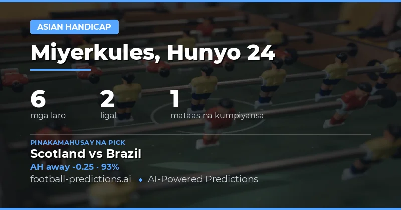 Nangungunang AH Picks para sa 24 Hunyo 2026
