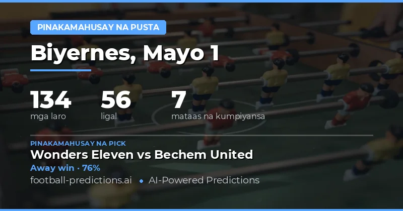 Panimula sa Mga Best Value Bets para sa 1 May 2026