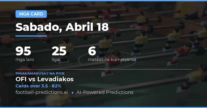 Panimula sa Mga Pagsusuri sa Yellow Cards Over/Under