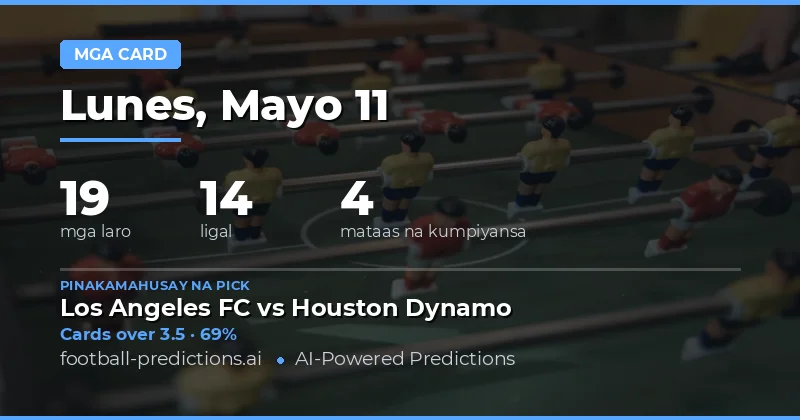 Panimula sa Mga Prediksyon ng Yellow Cards