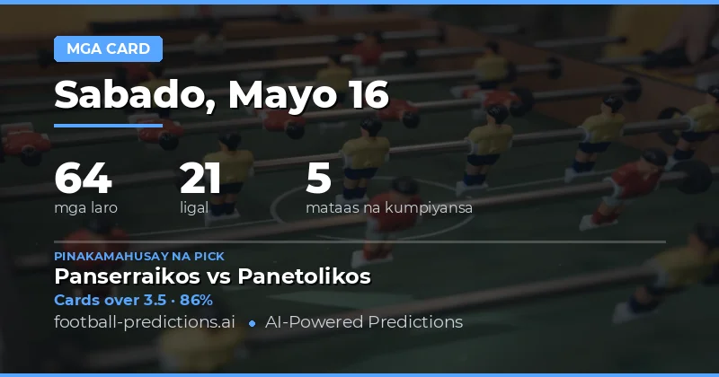 Pagsisimula ng Aming Yellow Cards Analysis