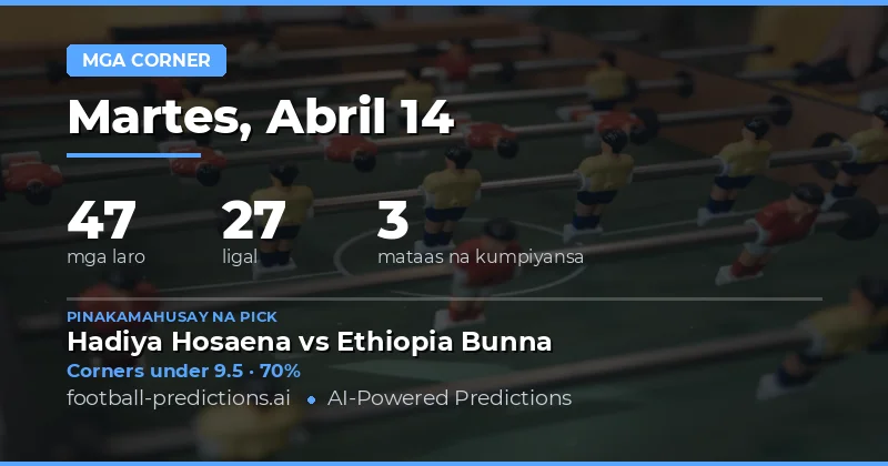 Panimula sa Mga Prediction sa Corners Over/Under