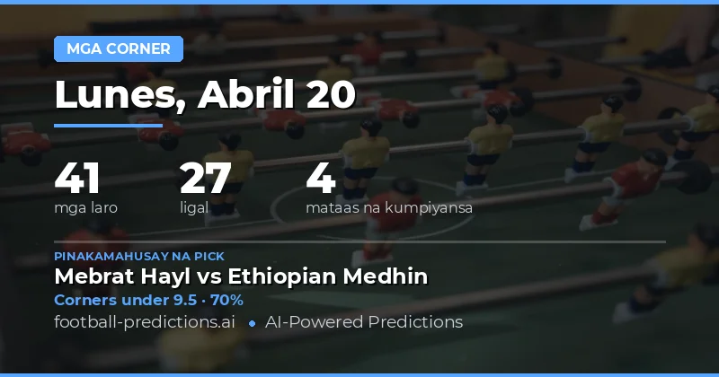 Pagsusuri sa Trend ng Corners sa Pinakahuling Season