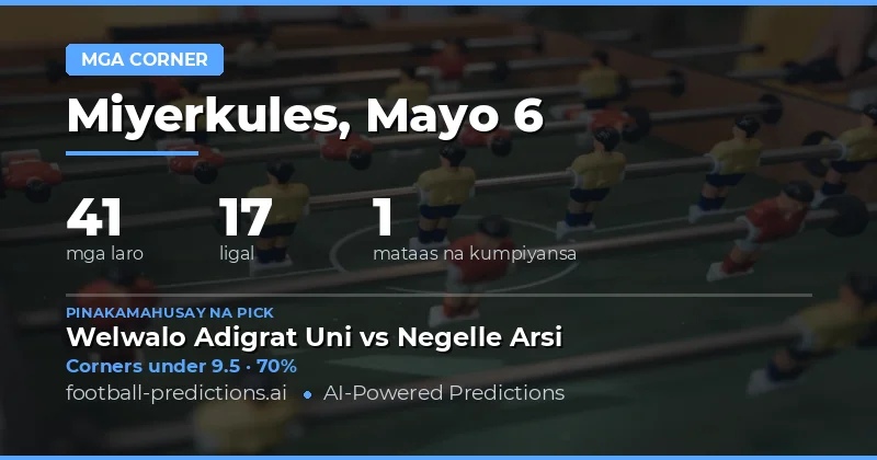 Mga Tip at Prediksyon para sa Corners Betting