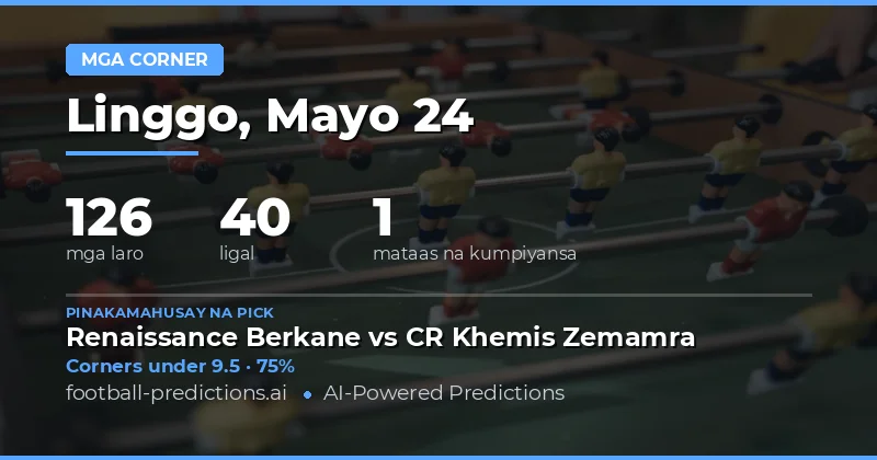 Pasukin ang Detalyadong Pagsusuri sa Corners Betting