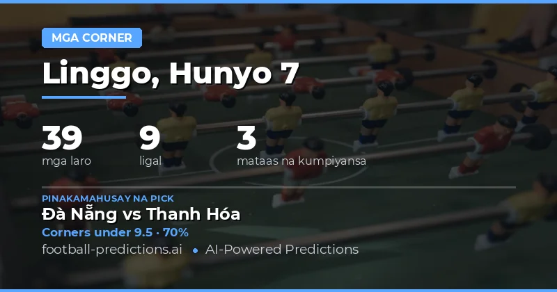 Panawagan sa Corners Over/Under Betting Market