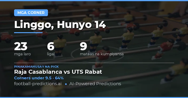 Panimula: Ang Corner Betting Market Ngayong Linggo