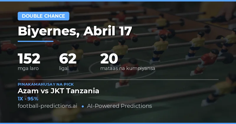 Mga Pagtaya sa Double Chance: Pananaw at Analisis