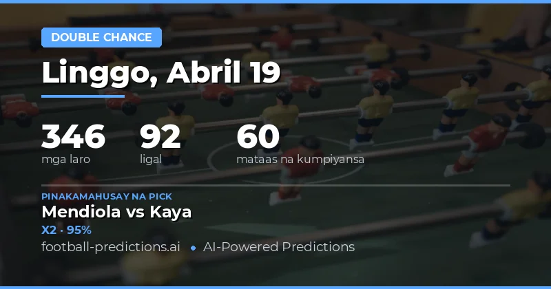 Panimula sa Mga Double Chance Prediction