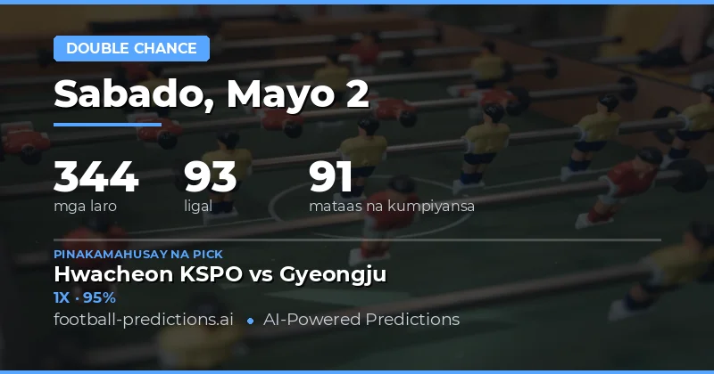 Mga Pinakamainam na Double Chance Tips Para Sa Iyong Mga Bets