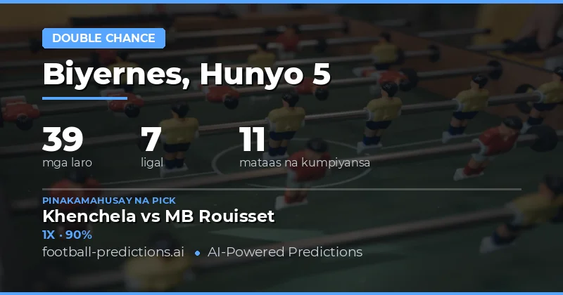 Panimula sa Double Chance Analysis