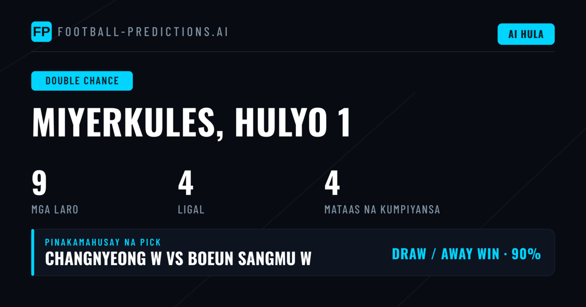 Top DC Picks para sa Ika-1 ng Hulyo 2026
