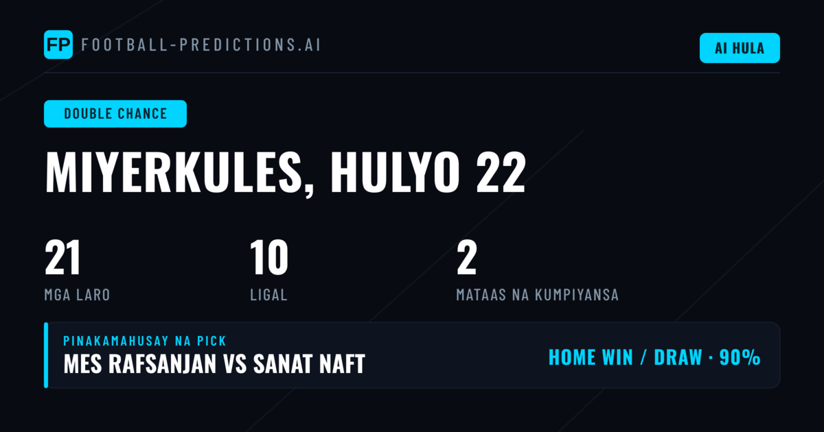 Top DC Picks para sa 22 Jul 2026