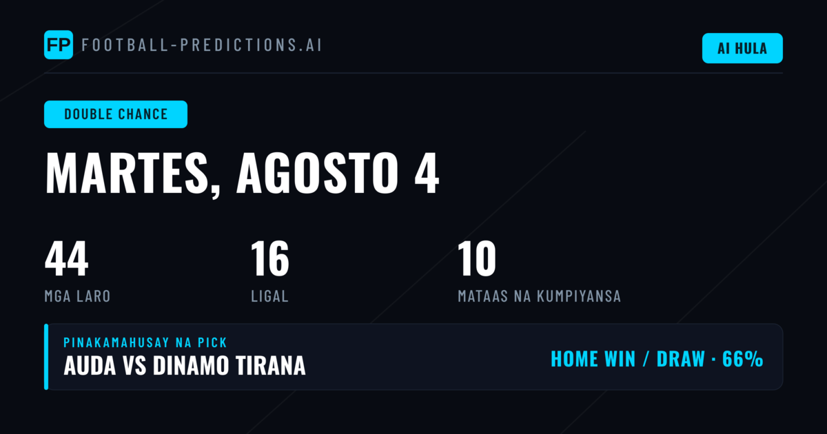Top DC Picks para sa 4 Aug 2026