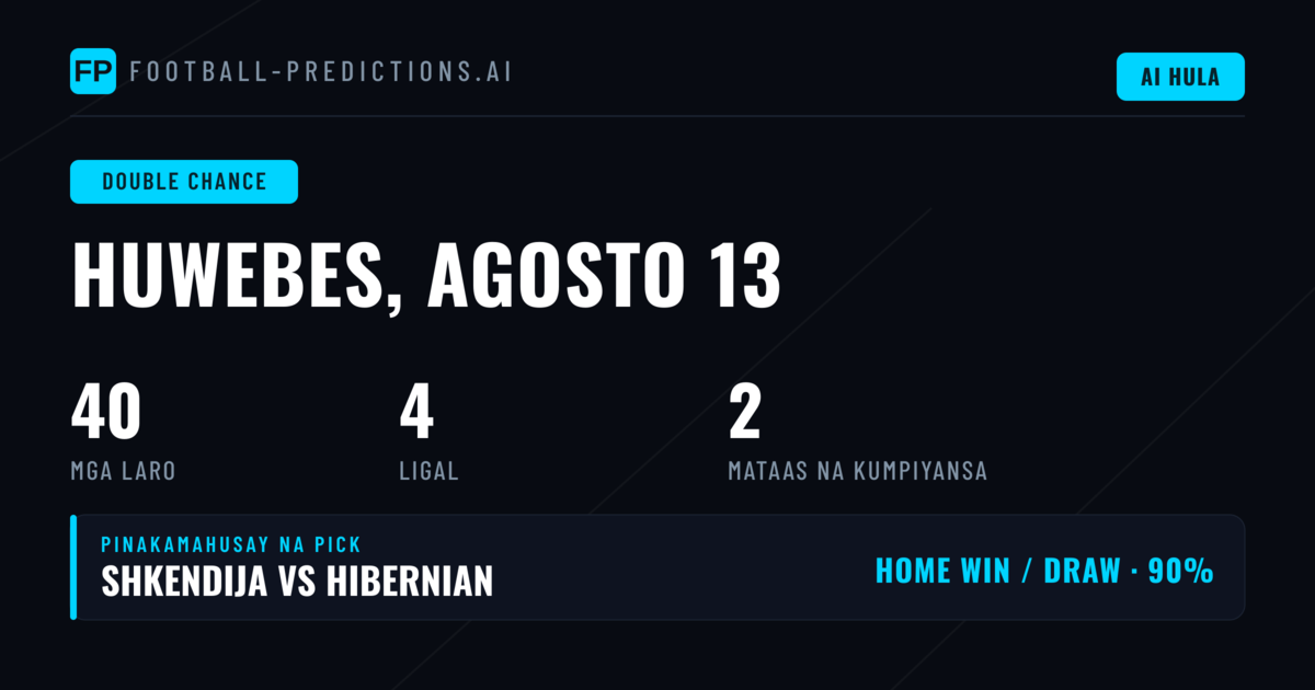 Nangungunang DC Picks para sa 13 Ago 2026