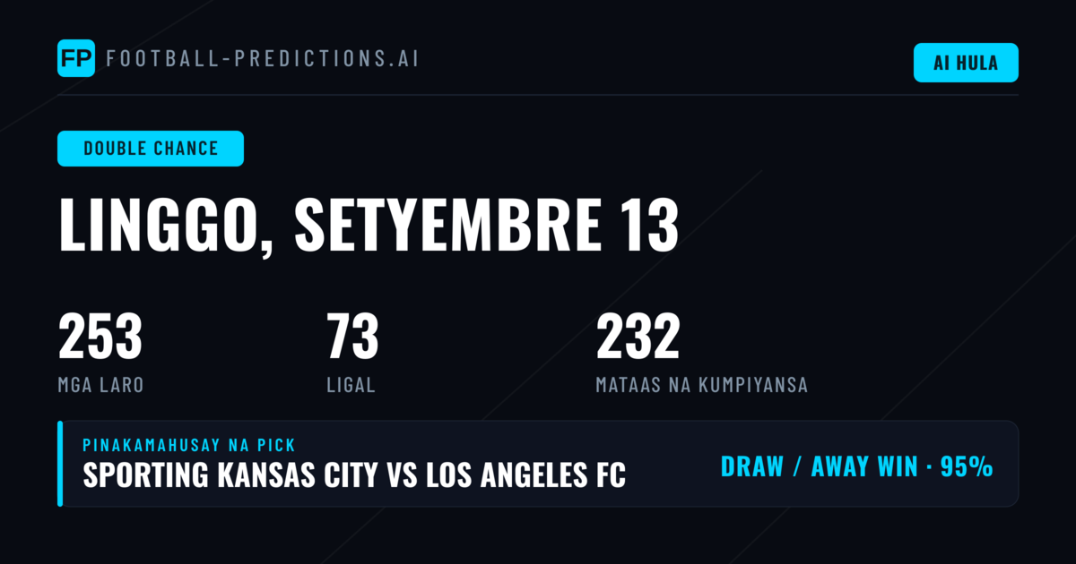 Top DC Picks para sa 13 Sep 2026