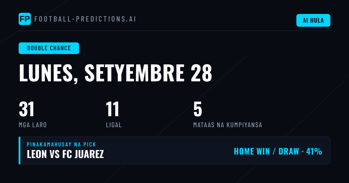 Top DC Picks para sa 28 Sep 2026