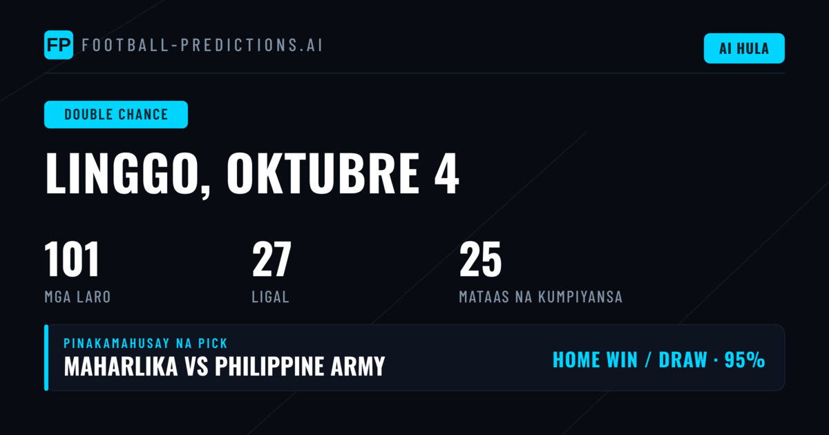 Top DC Picks para sa 4 Oct 2026
