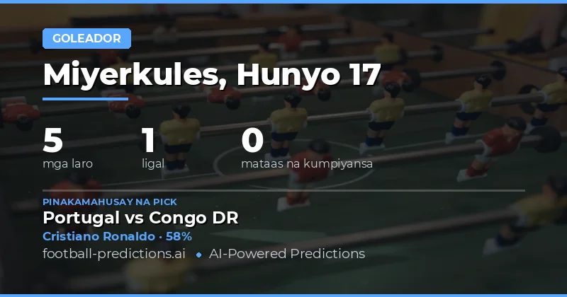 Panimula: Anytime Goalscorer Analysis