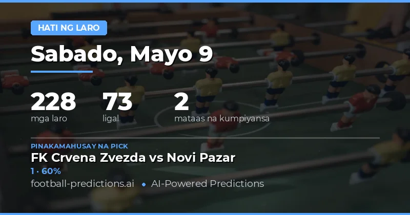 Pangunahing Gabay sa Half Time Betting Para sa 9 May 2026