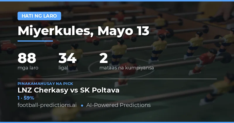 Panimula sa Half Time Result Predictions