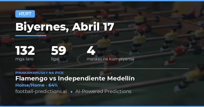 Panimula sa Mga Pagtataya ng Half Time / Full Time