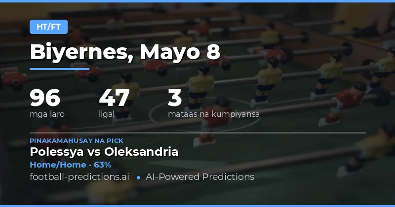 Panimula sa Ating Half Time / Full Time Predictions