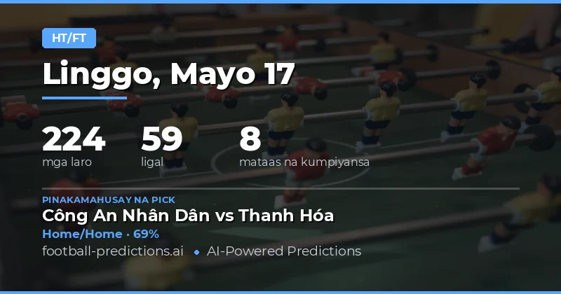 Pasukin ang Mga Pinakamainam na Half Time / Full Time Predictions