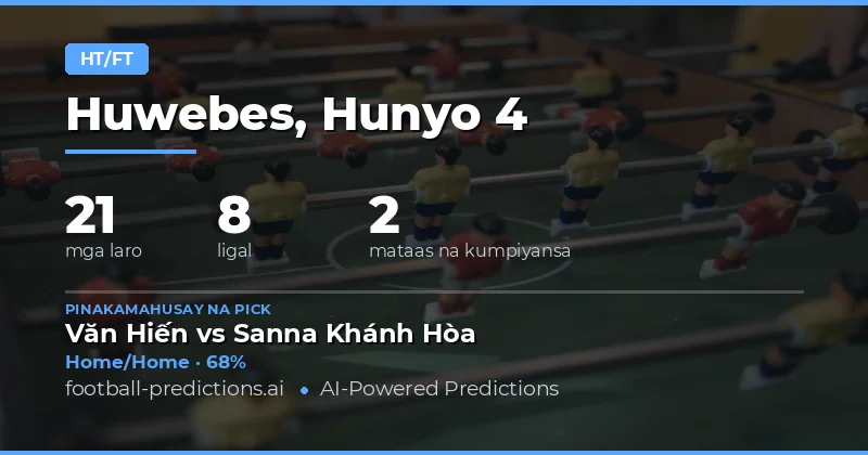 Panimula sa Half Time / Full Time Predictions