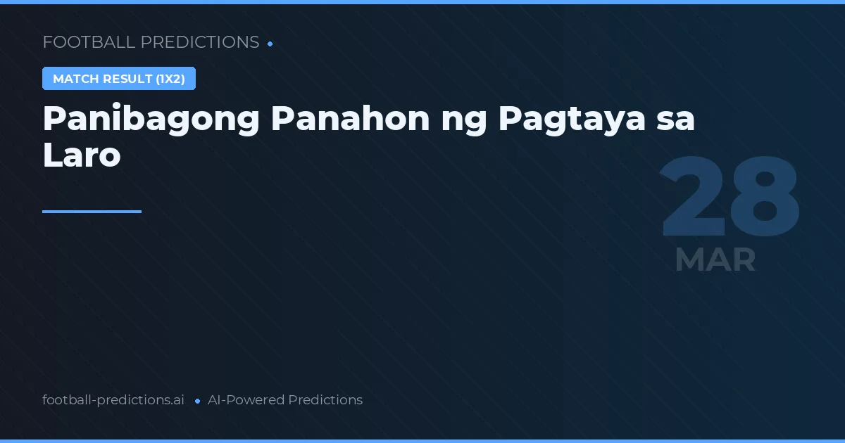 Panibagong Panahon ng Pagtaya sa Laro