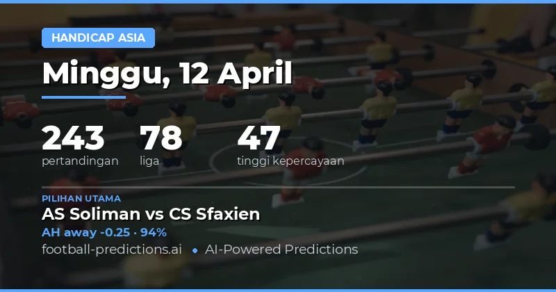 Prediksi Asian Handicap Hari Ini