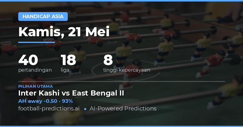 Panduan Taruhan Asian Handicap Hari Ini
