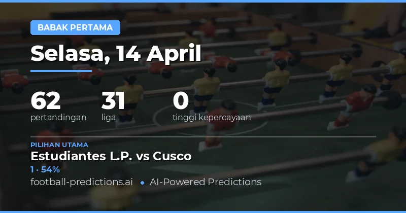 Prediksi Hasil Babak Pertama Pekan Ini