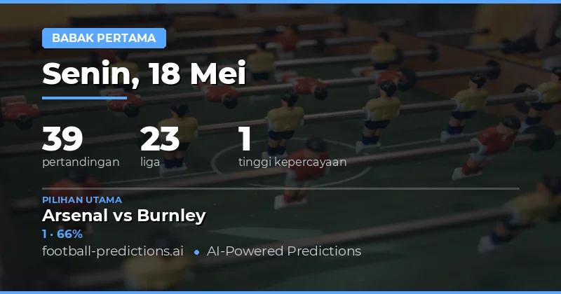 Panduan Lengkap Prediksi Hasil Setengah Waktu 18 Mei 2026