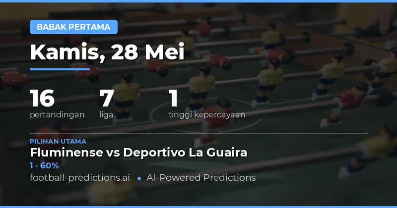 Prediksi Hasil Setengah Waktu Bola 28 Mei 2026