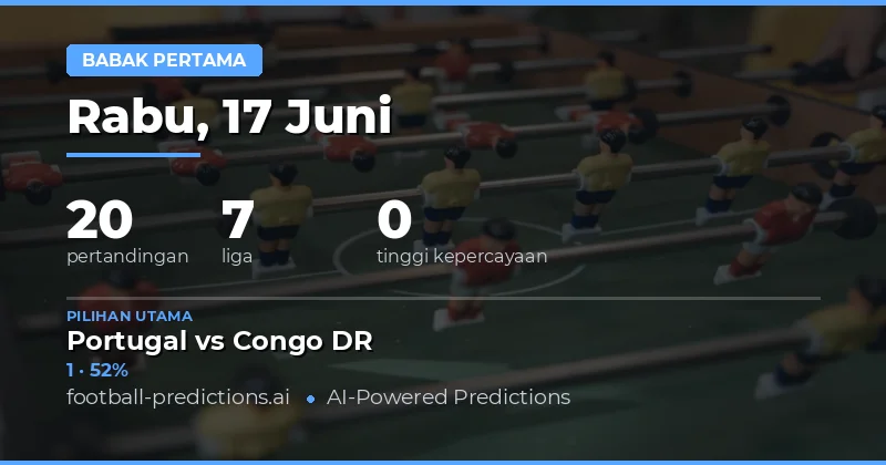 Analisis Hasil Paruh Waktu untuk 20 Pertandingan