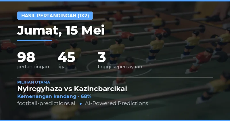 Prediksi Hasil Pertandingan Bola Hari Ini
