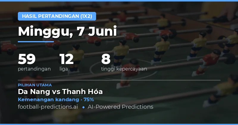 Sekilas Prediksi Hasil Pertandingan 1X2
