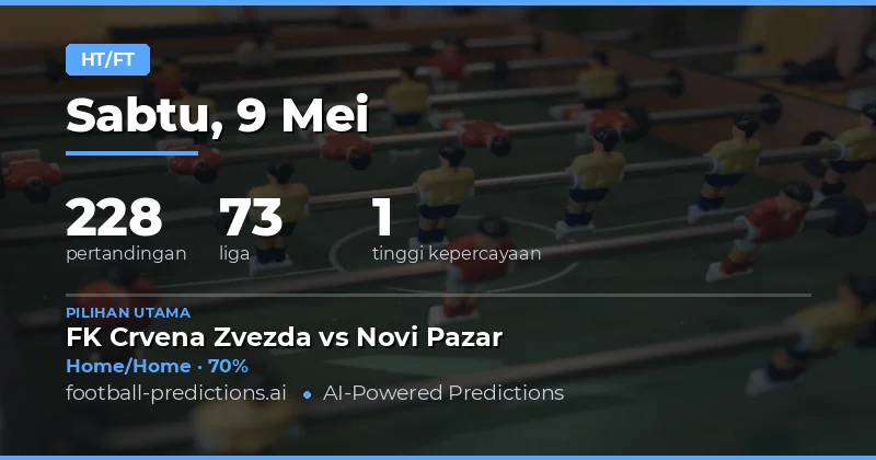 Prediksi Half Time / Full Time Hari Ini