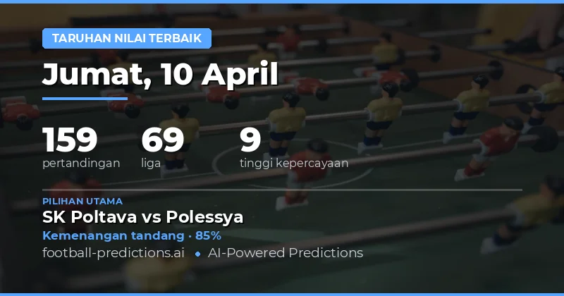 Prediksi Taruhan Terbaik Hari Ini