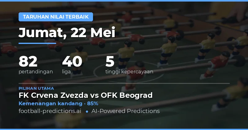 Prediksi Taruhan Nilai Terbaik Hari Ini