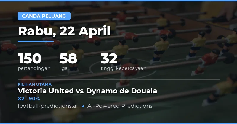 Prediksi Double Chance Pekan Ini