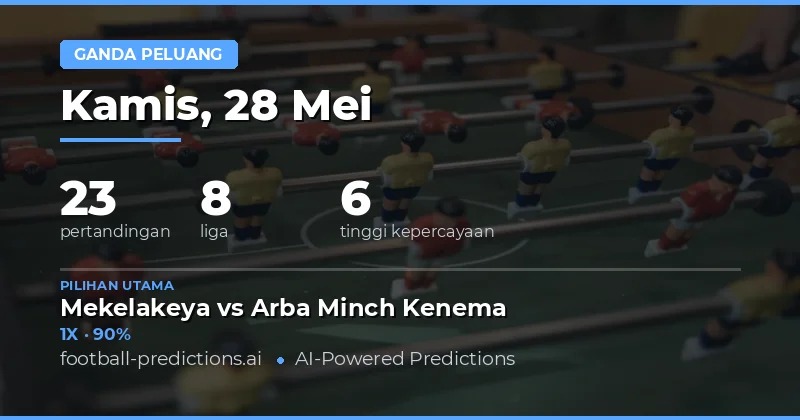 Prediksi Double Chance Bola Hari Ini 28 Mei 2026