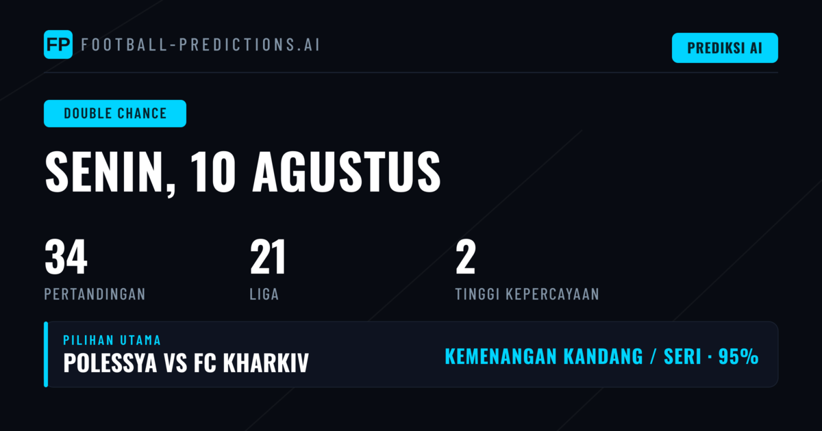 Top DC Picks untuk 10 Agu 2026