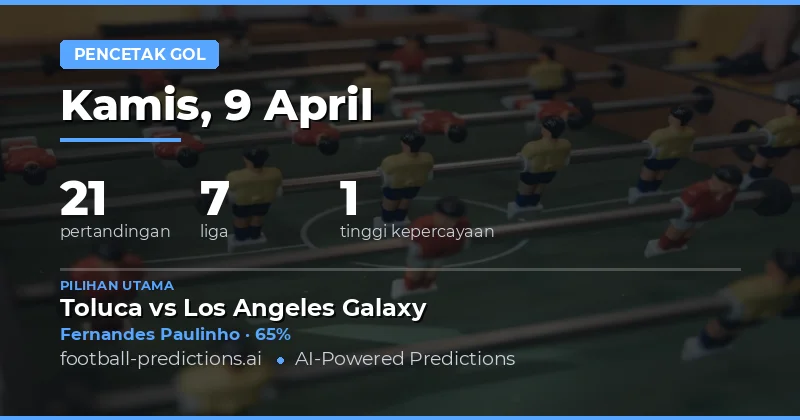 Prediksi Pemain yang Berpeluang Mencetak Gol di Semua Laga