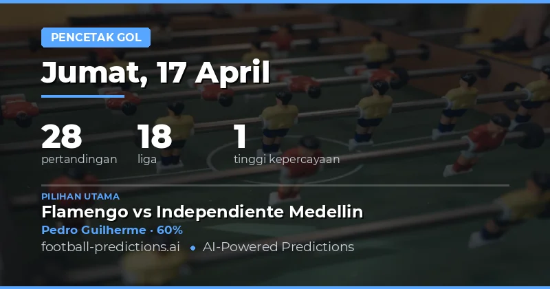 Prediksi Pencetak Gol Hari Ini