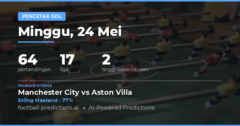 Prediksi Pencetak Gol Terbaik Hari Ini