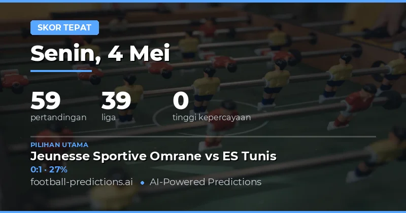 Panduan Lengkap Prediksi Skor Akurat Hari Ini